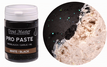 trout master paste white black glitter
